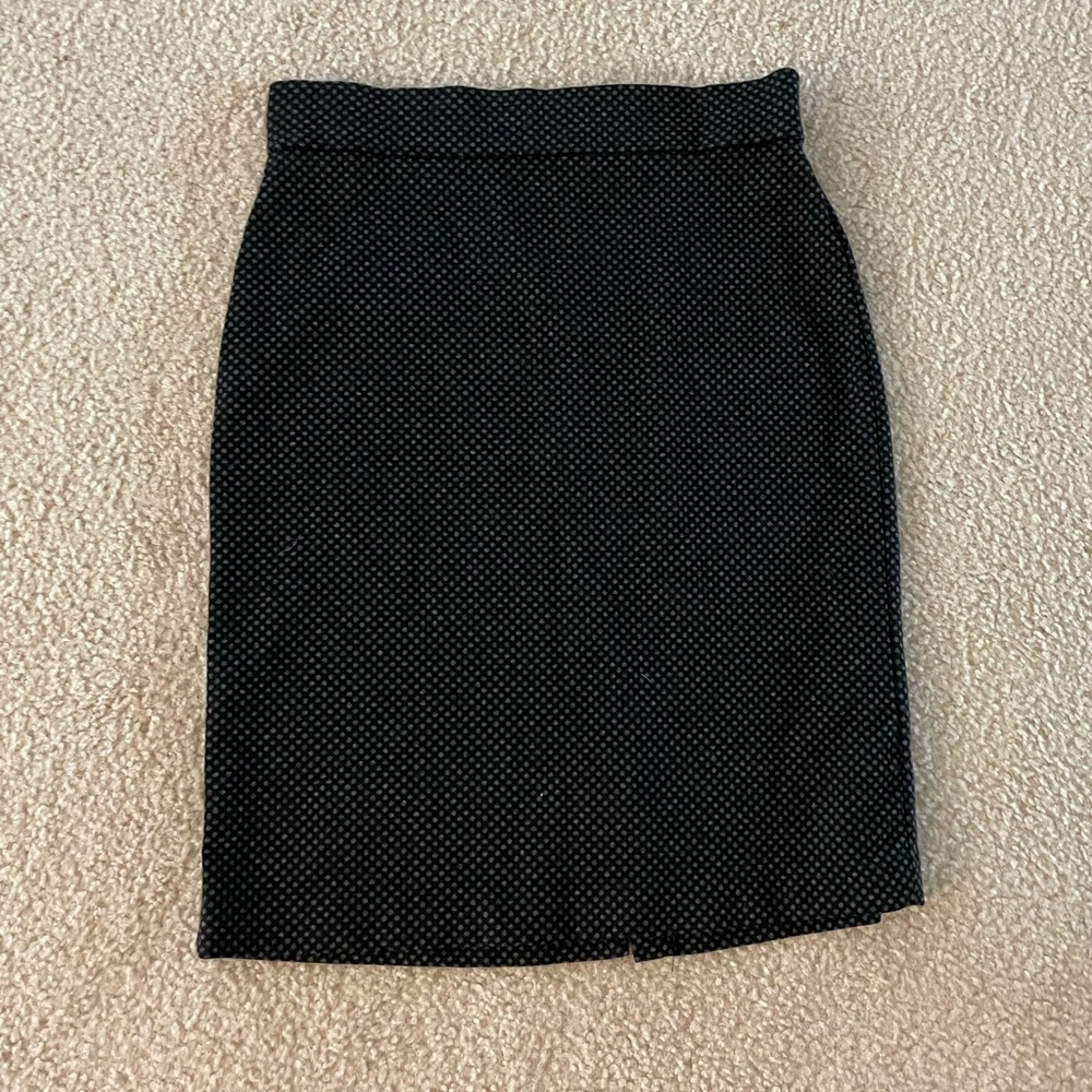 Black and Grey Pencil Skirt